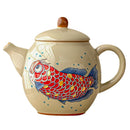 Axya Chinese Arowana Teapot Ceramic Tea Set Retro Kung Fu Single Pot Teacup
