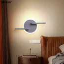 Axya Pink White LED Wall Lights for Living Room Bedroom Sconce Bedside Lamp