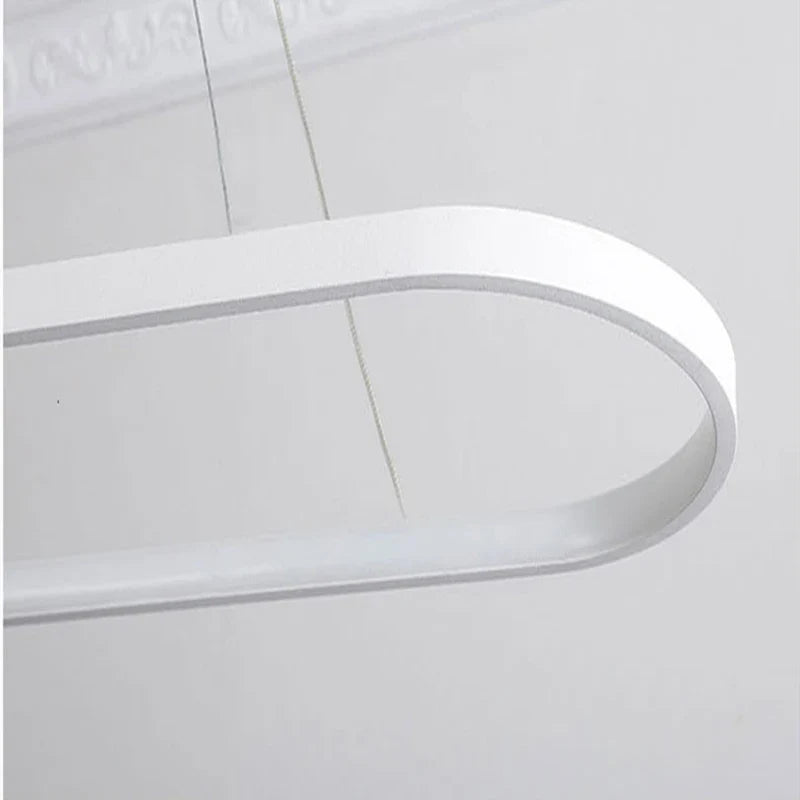 Axyaa Runway Oval LED Pendant for Living, Dining, Bedroom Lighting