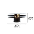 Axyaa Modern Black LED Desk Lamp for Home Bedroom Decor