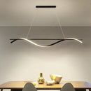 Axyaa LED Strip Chandelier - Nordic Minimalist Design - Modern Kitchen & Bedroom Pendant Light