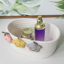 Axyaa Star Pattern Cotton Rope Storage Basket
