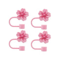 Silicone Straw Topper Caps for Stanley 10mm Tips by Axyaa - 4 Pack