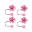 Silicone Straw Topper Caps for Stanley 10mm Tips by Axyaa - 4 Pack