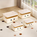 Axyaa Stackable Storage Box Organizer with Lid: Toys, Snacks, Books, Sundries Home Organization