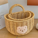 Axyaa Woven Hanging Storage Basket for Fruits and Sundries