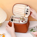 Axyaa Portable Waterproof Cosmetic Pouch with Handles