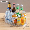 Refrigerator Spice Rack Turntable by Axyaa - 360° Rotating Lazy Susan Organizer