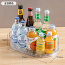 Refrigerator Spice Rack Turntable by Axyaa - 360° Rotating Lazy Susan Organizer