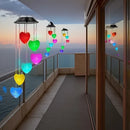 Axyaa Heart LED Solar Garden Light Chandelier for Outdoor Decoration