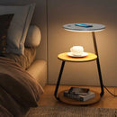 Axyaa LED Floor Lamp with Shelf - Modern Creative Bedroom Living Room Lighting