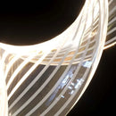 Axyaa Luxury Acrylic LED Chandelier Staircase Villa Pendant Light Fixtures