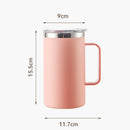 Axyaa 650ML Double Layer Insulated Coffee Cup with Lid