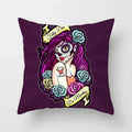 Axyaa Geometric Datura Bohemian Style Wreath Seat Pillow Cover