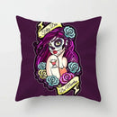 Axyaa Geometric Datura Bohemian Style Wreath Seat Pillow Cover