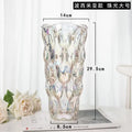 Axyaa Crystal Glass Hydroponic Vase for Art Flower Arrangement and Decor