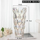 Axyaa Crystal Glass Hydroponic Vase for Art Flower Arrangement and Decor
