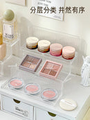 Axyaa Cosmetic Organizer Makeup Storage Rack Lipstick Nail Palette Display Shelf