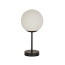 Axya Glass Ball Table Lamp: Elegant LED Light for Home and Office