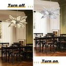Axyaa Modern Leaf Branch Pendant Chandelier