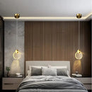 Axyaa Crystal Chandeliers: Modern LED Nordic Lamps for Bedroom, Dining Room & Study