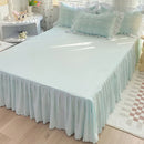 Axyaa Korean Princess Seersucker Bedding Queen Size Double Sheets Sets