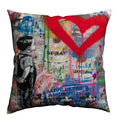 Banksy Street Art Pillowcase Cover 45x45cm - Axyaa Home Decor