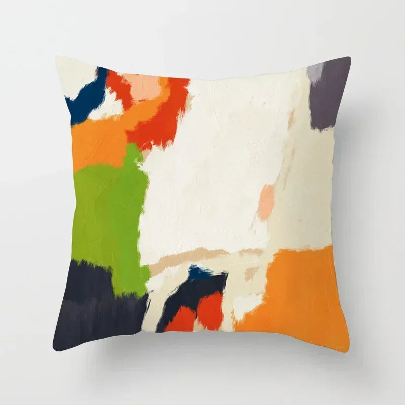 Nordic Abstract Velvet Pillow Cover by Axyaa - Simple & Chic