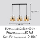 Axyaa Black Glass LED Ceiling Chandelier for Living Room Bedroom Dining Table