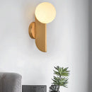Axyaa Golden Note Wall Light: Nordic Minimalist Style Luxury Decoration for Living Room