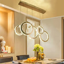Modern Luxury Crystals LED Pendant Chandelier by Axyaa