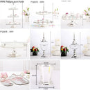 Axya Silver Pearl Dessert Display Rack with Glass Candy Jar