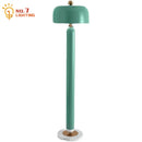 Axyaa Minimalist Mushroom Floor Lamp, Green/Pink, Decorative Lighting for Living Room