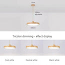 Axyaa Nordic Wooden LED Pendant Light for Modern Decor