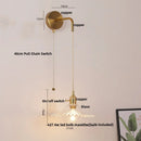 Axyaa LED Wall Lights Bar Clear Glass Bedside Lamp Stair Light Fixtures