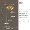 Axyaa Nordic Lotus Leaf Chandelier: Modern Style for Living Room, Kitchen, Hotel Lobby & Staircase