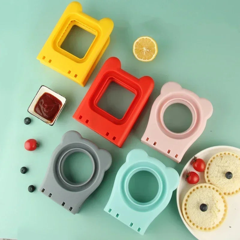 Axyaa Stainless Steel Sandwich Cutter Baking Tool for Cake Biscuit Toast Bread Mold