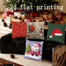 Christmas-Themed Digital Printed Pillow Covers by Axyaa for Sofa Bedroom Car