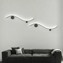 Axyaa Modern Brass LED Wall Lamp Living Room Bedroom Stairs Nordic Simple Copper Interior Wall Light