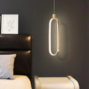 Axyaa Nordic LED Bedside Dining Table Lamp, Designer Minimalist Small Pendant Light