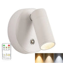 Axyaa LED Wall Light with Remote Control - Rotatable Magnetic Lamp for Bedroom and Living Room