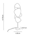 Axyaa Wabi Sabi Rattan Floor Lamp Handmade Designer LED Standing Light