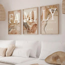 Cozy Home Wall Art Set, Family Quote Posters, Dining Room Decor, Axyaa Brand
