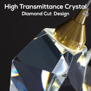 Axyaa Crystal LED Chandelier | Modern Nordic Design for Home Décor