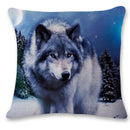 Axyaa Wolf Moon Soft Polyester Pillowcase - Home Car Sofa Cushion