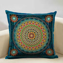 Axyaa Oriental Bliss Sun Moon Ararat Mandala Cushion Cover