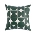 Axyaa Patchwork Faux Leather Cushion Cover 45x45cm Home Decor for Couch, Sofa, Chair