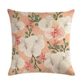 Axyaa Floral Bird Linen Pillowcase 45*45cm for Home Decor and Comfort