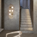 Axyaa Nordic Glass Wall Lamp: Postmodern Minimalist Magic Bean Design