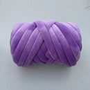 Axyaa Super Velvet Chunky Yarn - Thick Cotton Wool Tube Yarn for DIY Handwork